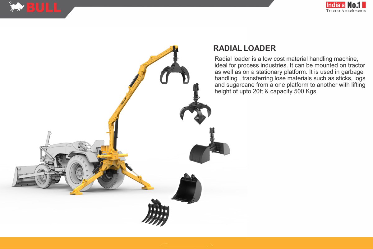 Bull Dozer Radial Loader